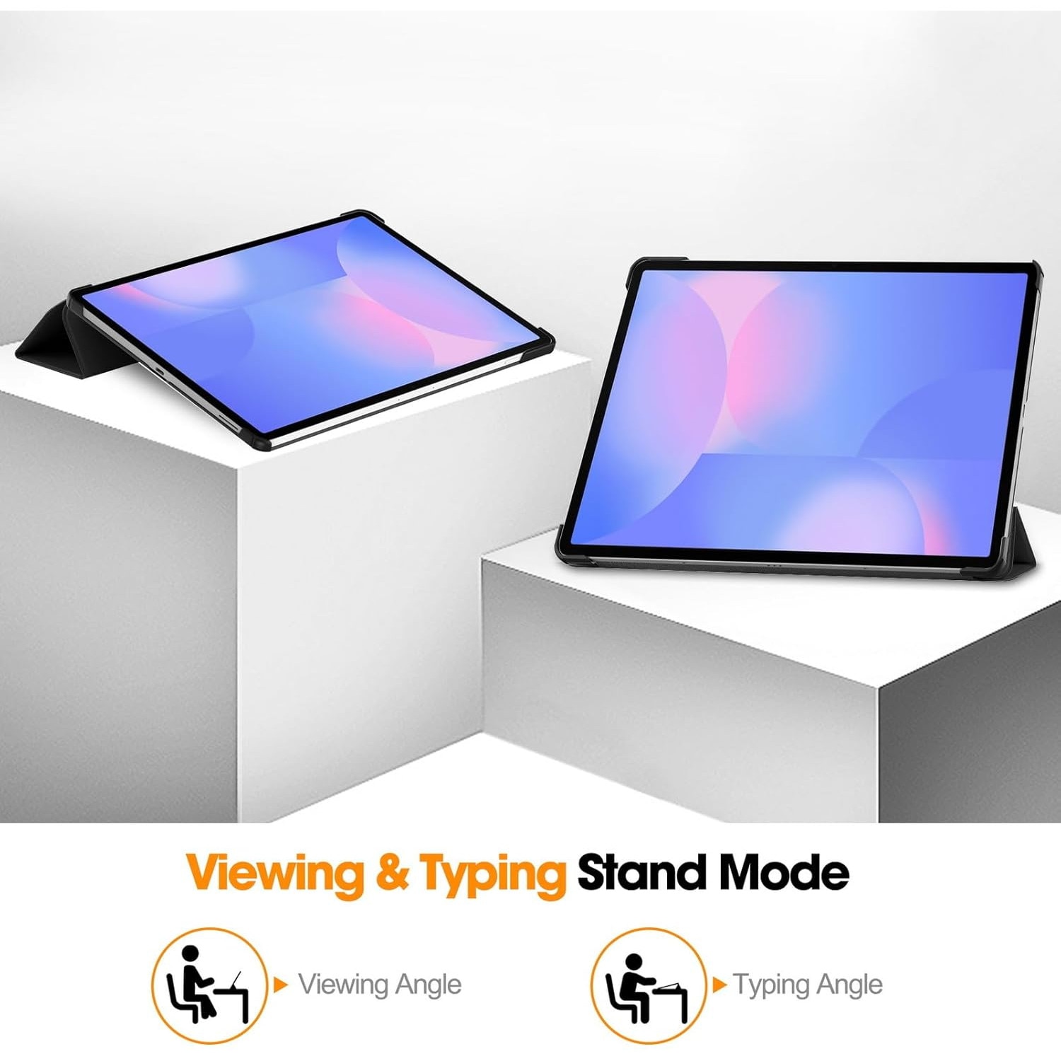 Husa pentru Samsung Galaxy Tab S10 FE+ Plus 13.1 inch tip stand functie sleep/wake-up protectie 360 - Verde