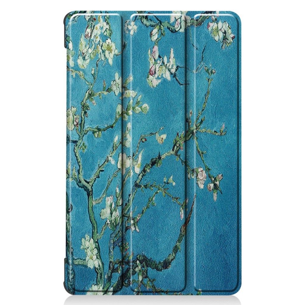 Husa Slim Natty Pell, Smart Cover, Trifold, pentru tableta Samsung Galaxy Tab A8 10.5 inch (2022/2021) SM-X200 / X205 / X207 - Floral