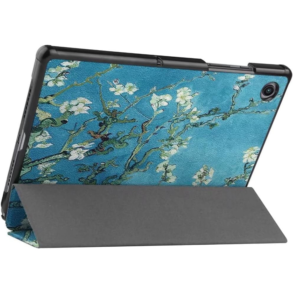 Husa Slim Natty Pell, Smart Cover, Trifold, pentru tableta Samsung Galaxy Tab A8 10.5 inch (2022/2021) SM-X200 / X205 / X207 - Floral