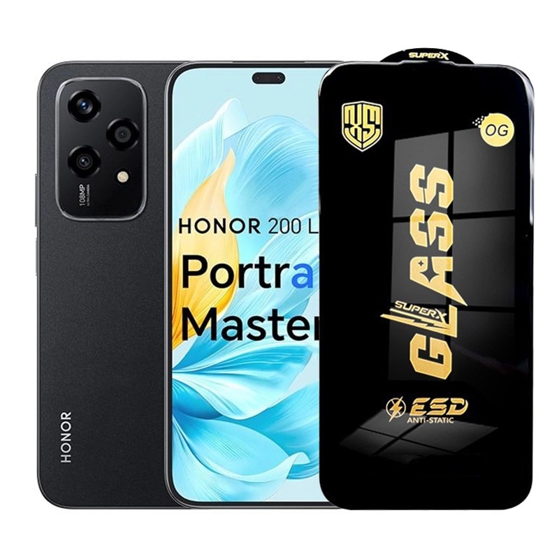 Folie de Protectie pentru Honor 200 Lite, Flippy, Sticla Securizata ESD, Margini Negre, Rezistenta la Zgirieturi, Antistatica, 0.35 mm, Transparenta
