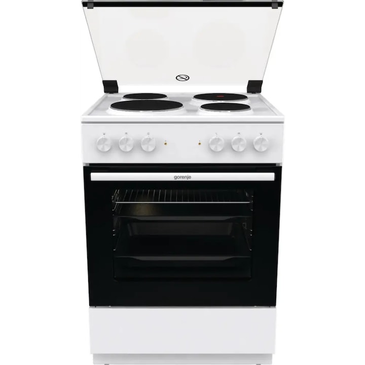 Aragaz electric, Gorenje, GE6A40WB, A, 71l, Alb