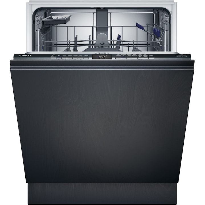 Masina de spalat vase incorporabila Siemens iQ500 SN65YX00BD, 60 cm, clasa A, Home Connect, 13 seturi, WiFi, Inox