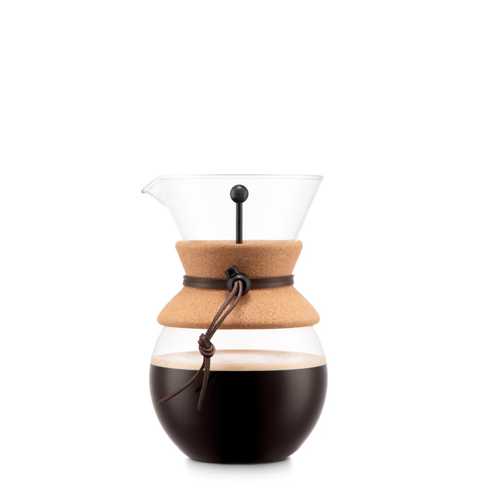 Cafetiera, Bodum by AleXer, 42FEB232174, 1000 ml, 160x217x136 mm, Otel, Natur, saculet voiaj inclus
