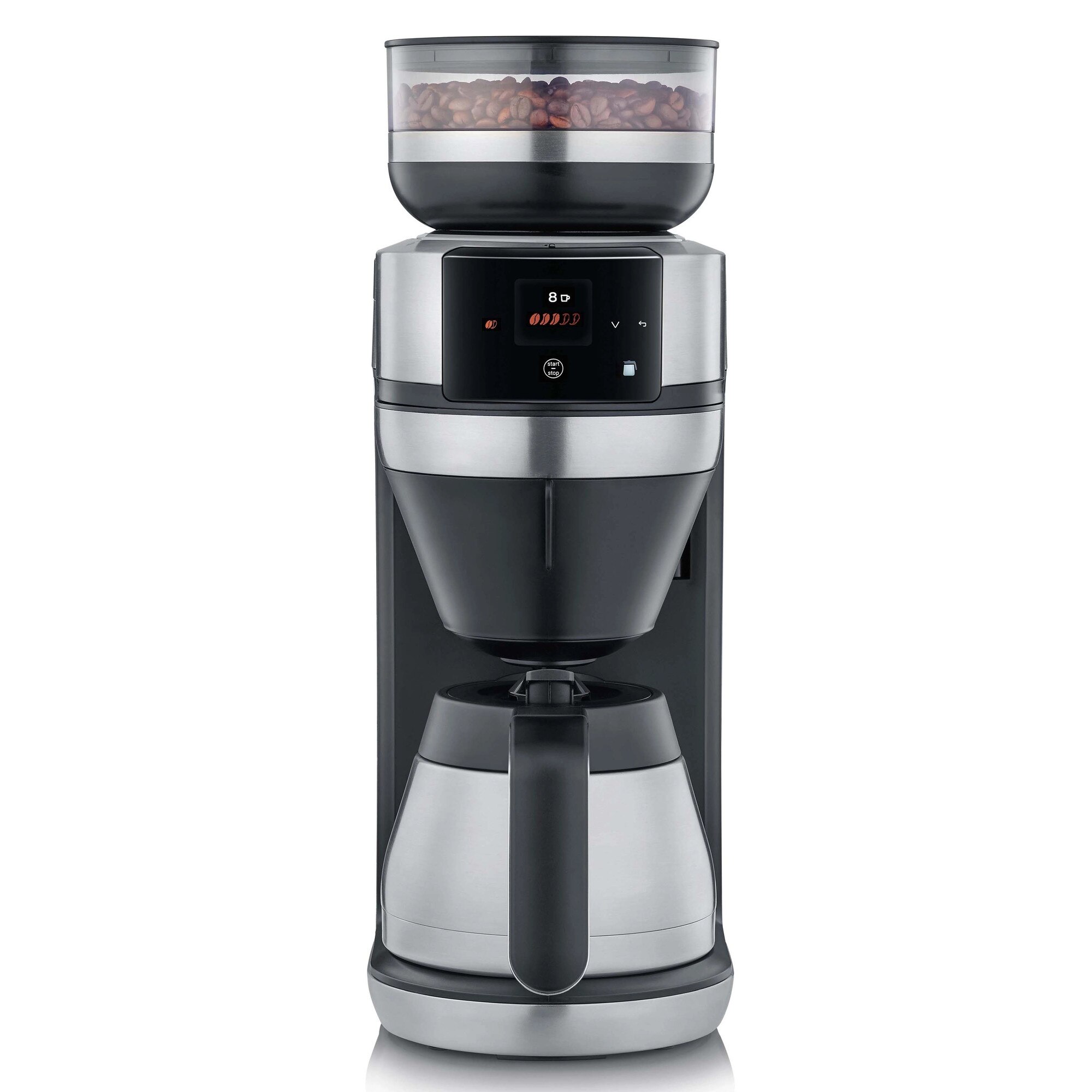 Cafetiere Severin, 1520W, termos, programare, negru