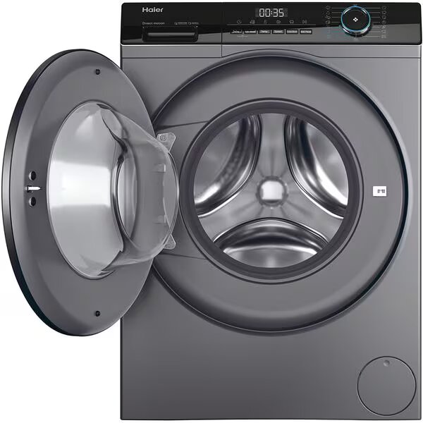 Masina de spalat rufe frontala Haier HW90-B14939S8-S, Steam, 9 kg, 1400rpm, Clasa A, antracit