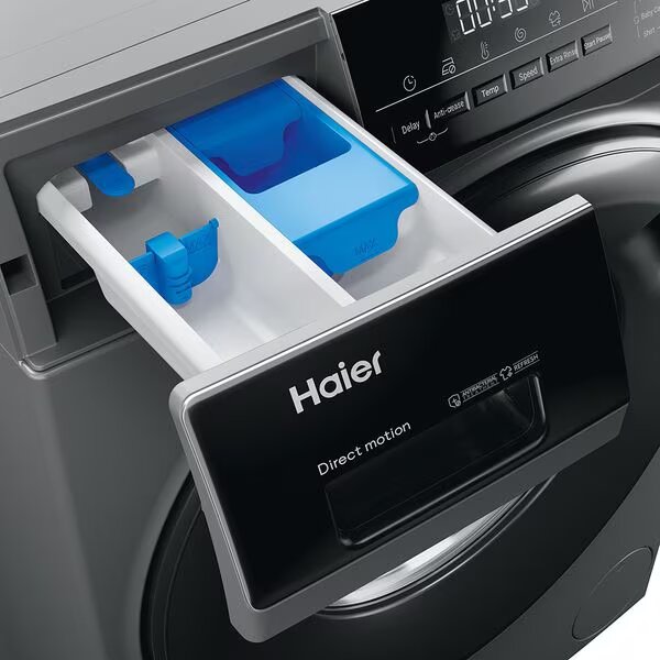 Masina de spalat rufe frontala Haier HW90-B14939S8-S, Steam, 9 kg, 1400rpm, Clasa A, antracit