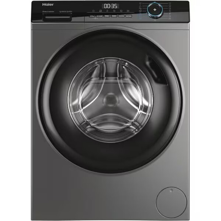 Masina de spalat rufe frontala Haier HW90-B14939S8-S, Steam, 9 kg, 1400rpm, Clasa A, antracit