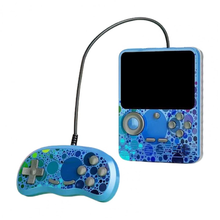 Consola de jocuri portabila, STELS, G6 666, Retro, Albastru