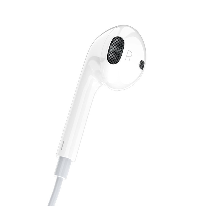 Casti cu fir usb-c BWOO pentru iPhone 15 / 16 albe