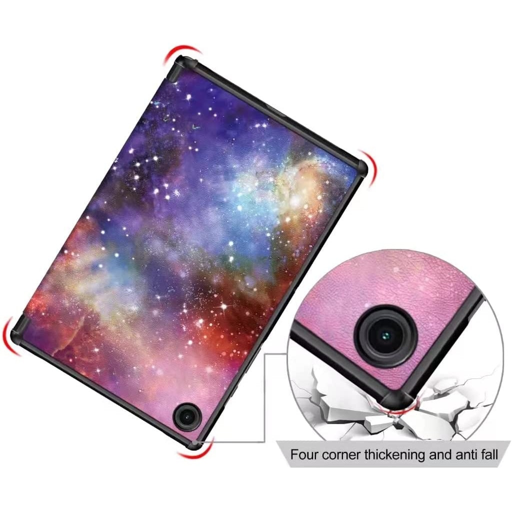 Husa Slim Sigloo, Smart Cover, Trifold, pentru tableta LENOVO Tab M10 3rd Gen(TB-328FU, TB-328XU ), 10.1 inch, model Galaxy