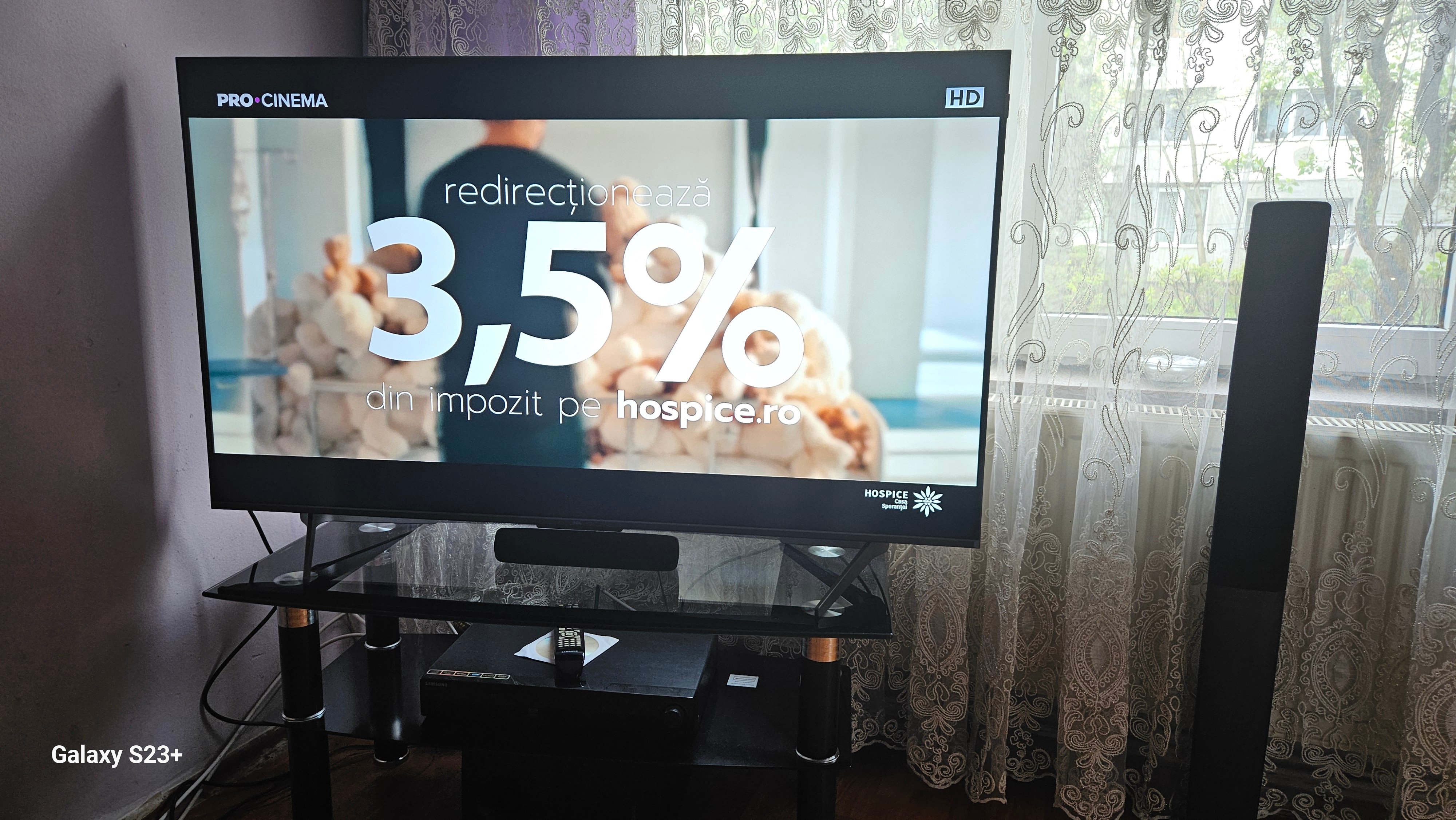 Televizor TCL QLED 55C655 Pro, 139 cm, Smart Gloogle TV, 4k Ultra HD, Clasa F (Model 2024)