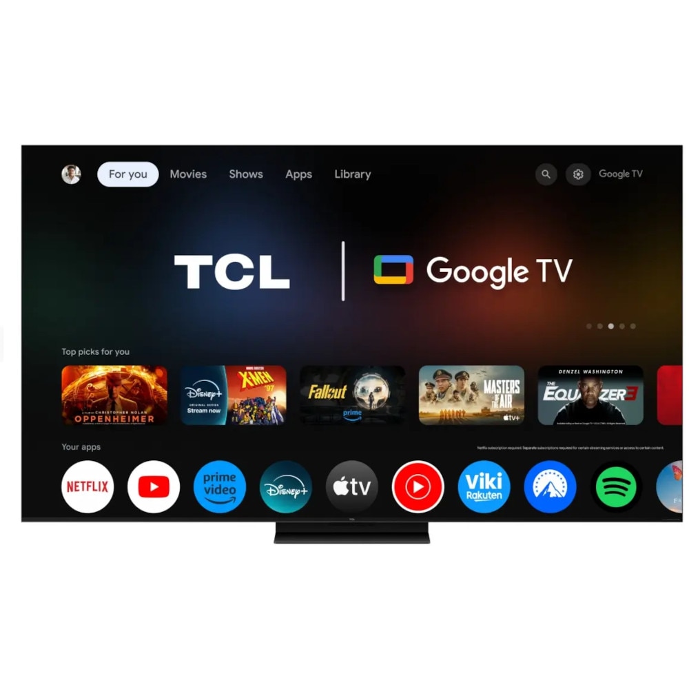 Televizor Mini LED TCL 65Q7C,164 cm, WiFi, CI+, Ultra HD 4K, 100 Hz, smart Google TV, Clasa F