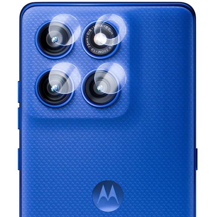 Set 4x Sticla camera foto 3mk Lens Protection pentru Motorola Edge 60 Pro, transparenta