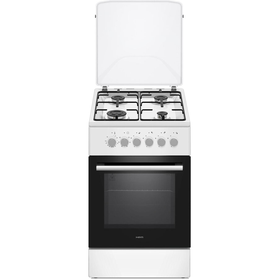 Aragaz gaz-electric MPM, model 56-KGM-04, alb
