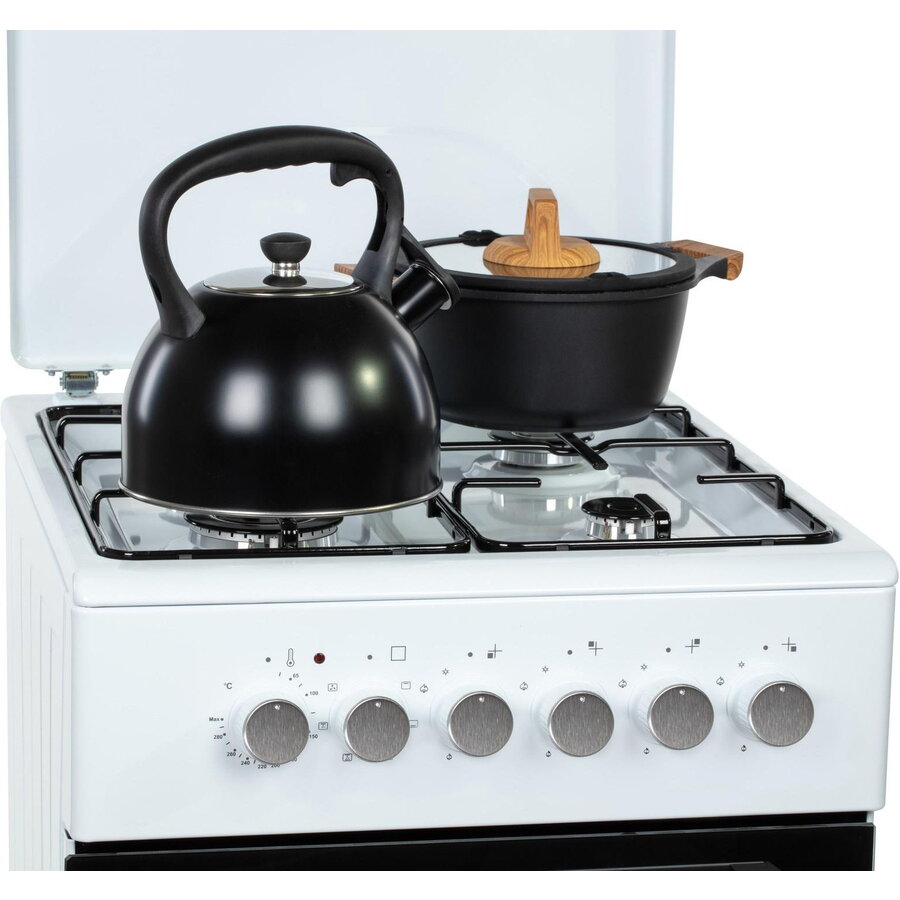 Aragaz gaz-electric MPM, model 56-KGM-04, alb