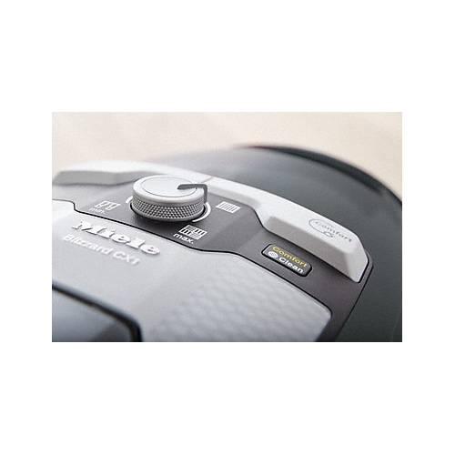 Aspirator fara sac Miele Blizzard CX1 PowerLine SKRF5, 890 W, 2 l, 76 dB, perie AirTeQ, Gri