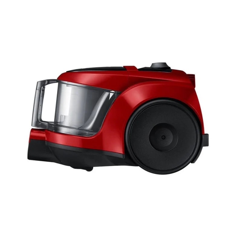 Aspirator fara sac Samsung VCC45W0S3R/XSB, 1.3 l, 750 W, Air Track, Tub telescopic, Rosu