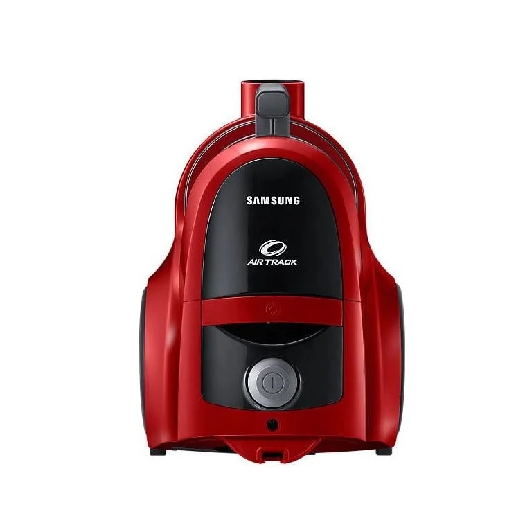 Aspirator fara sac Samsung VCC45W0S3R/XSB, 1.3 l, 750 W, Air Track, Tub telescopic, Rosu