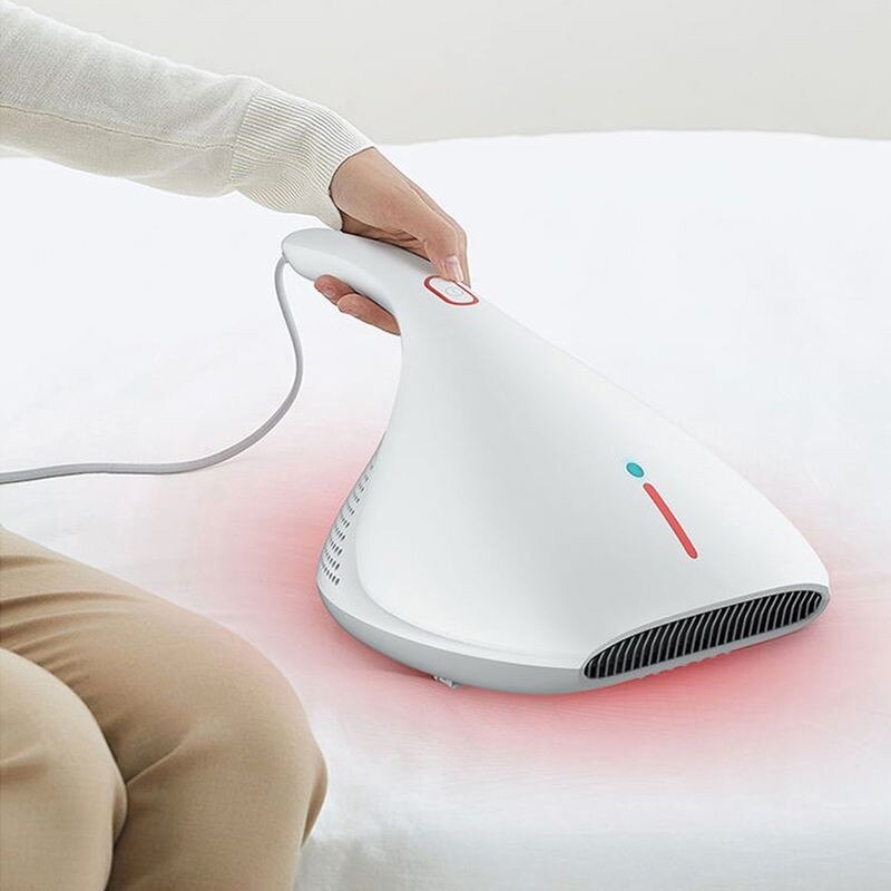 Aspirator Xiaomi Deerma, sterilizare germicida cu lumina UVC, 450W, vacuum, jet aer cald 50 grade, 8000 rpm, filtru HEPA
