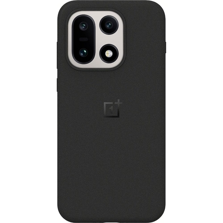Husa, OnePlus Sandstone Magnetic Case pentru OnePlus 15, Negru