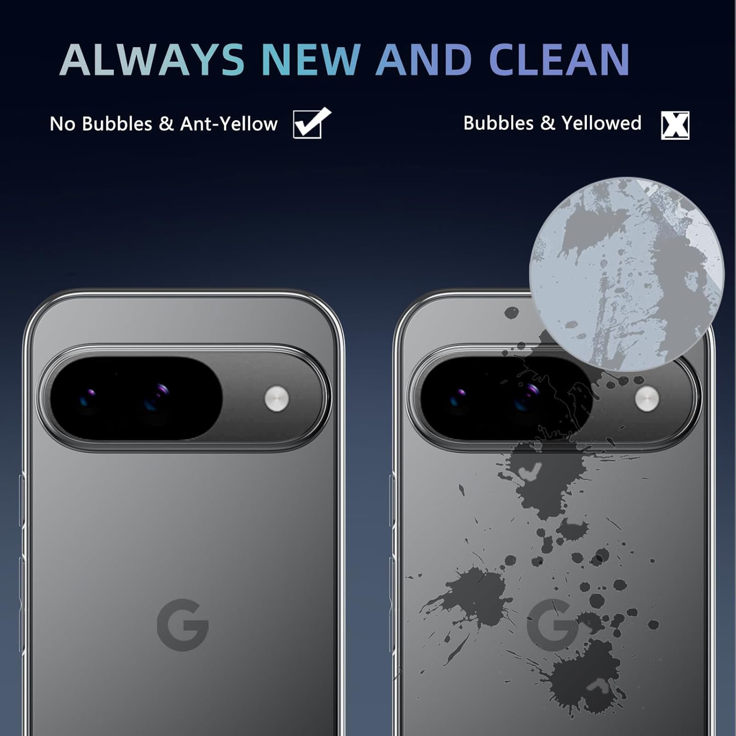 Husa protectie Mat-Tech compatibila cu Google Pixel 9 / Pixel 9 Pro, Anti-soc, 2MM, Protectie Camera, Decupaje Precise, Rezistenta la impact, Margini ridicate pentru protectia ecranului, Transparenta