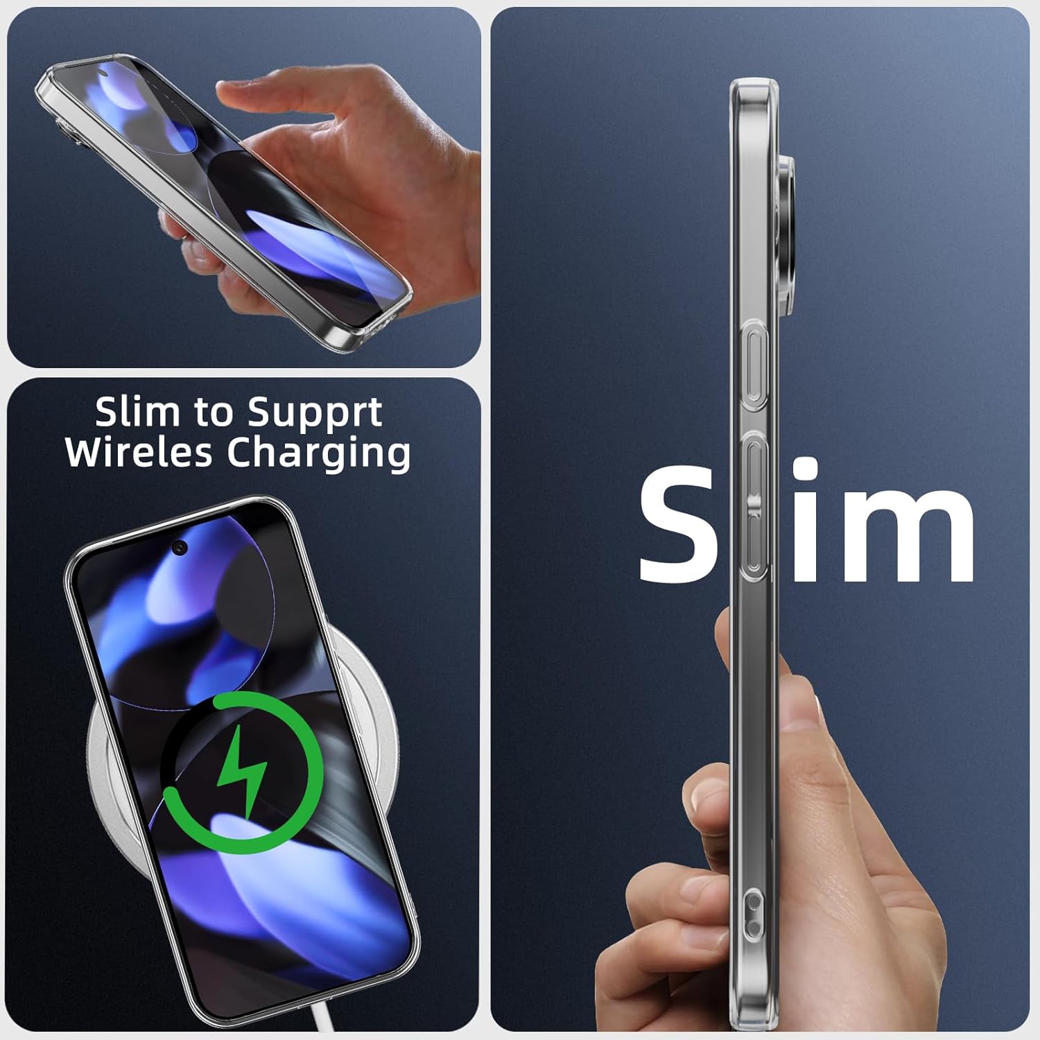 Husa protectie Mat-Tech compatibila cu Google Pixel 9 / Pixel 9 Pro, Anti-soc, 2MM, Protectie Camera, Decupaje Precise, Rezistenta la impact, Margini ridicate pentru protectia ecranului, Transparenta