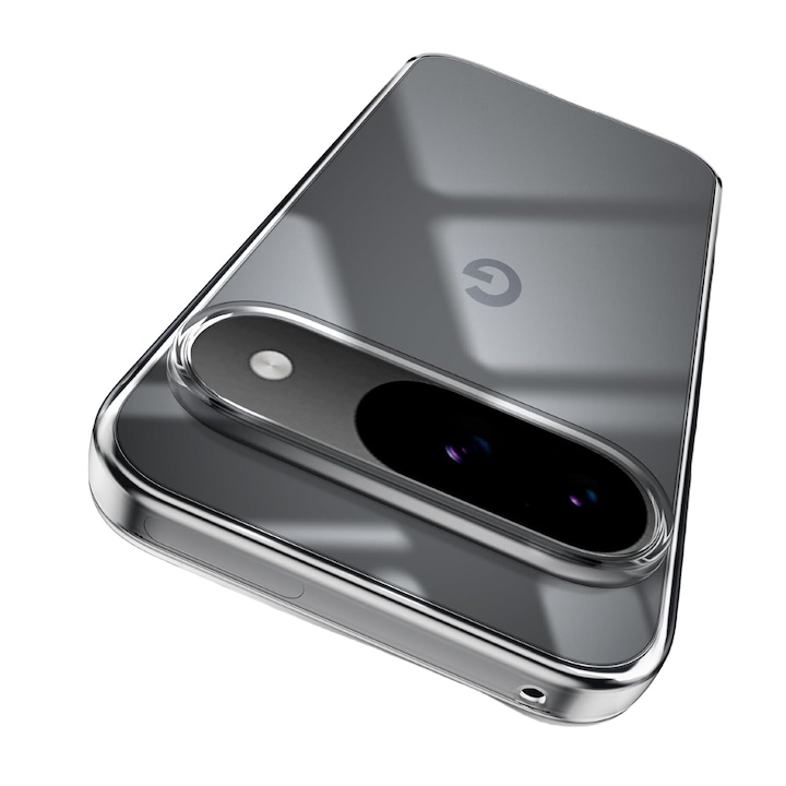 Husa protectie Mat-Tech compatibila cu Google Pixel 9 / Pixel 9 Pro, Anti-soc, 2MM, Protectie Camera, Decupaje Precise, Rezistenta la impact, Margini ridicate pentru protectia ecranului, Transparenta