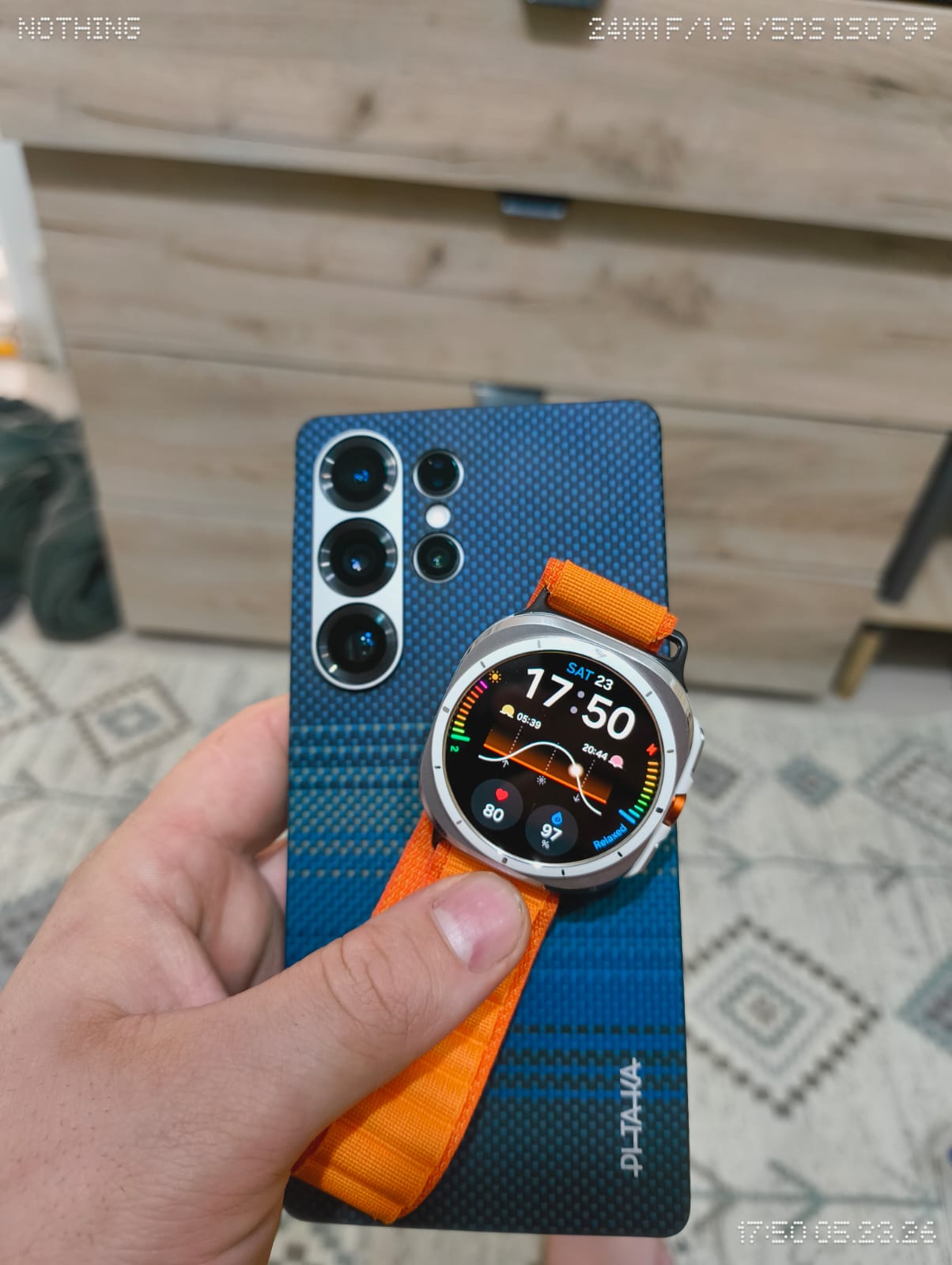 Husa de protectie Pitaka MagEz 6 pentru Samsung Galaxy S25 Ultra Moonrise
