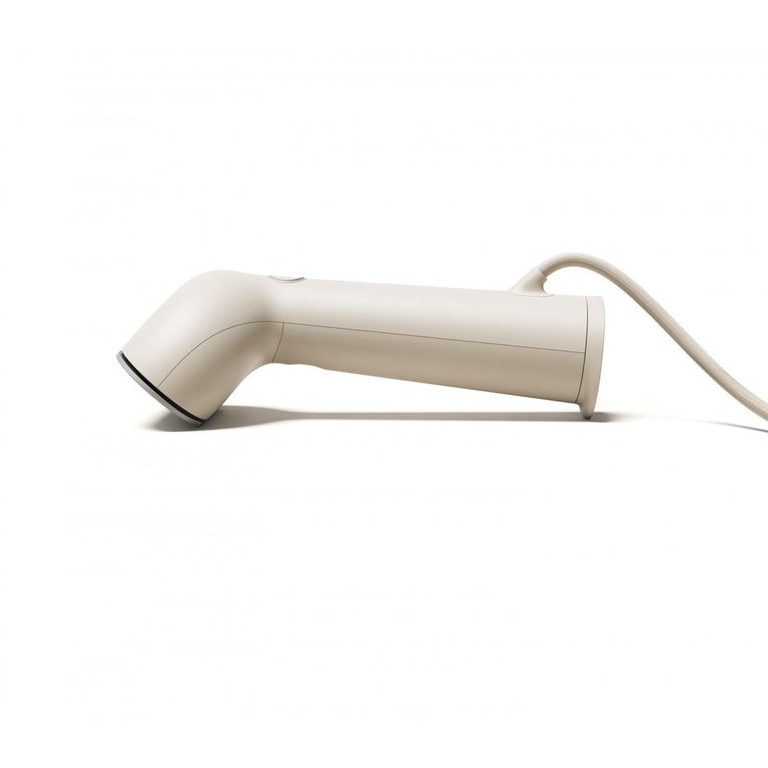 Aparat de calcat vertical cu aburi Steamery Stockholm, Cirrus No.3, calitate premium, functie anti-puff, ideal pentru calatorii, oprire automata, 90 ml, crem
