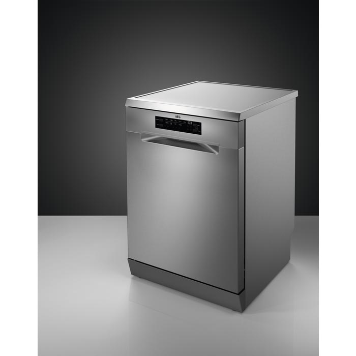 Masina de spalat vase AEG, 15 seturi, 9 programe, Clasa D, AirDry, Inox