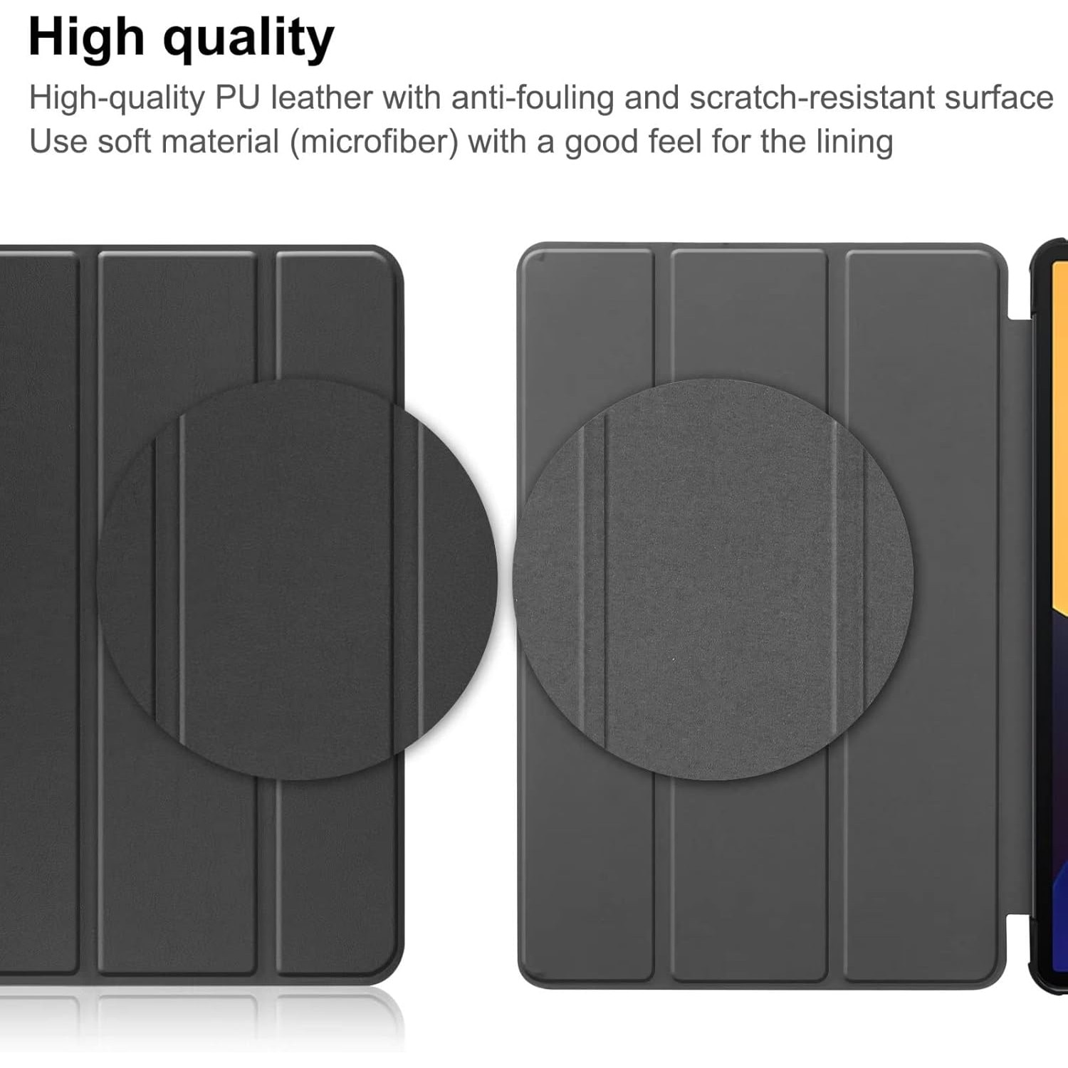 Husa Slim Sigloo, Smart Cover, Trifold, pentru Lenovo Tab M11 2024 (TB-330FU/TB-330XU/TB-331FC), 11", StarLight