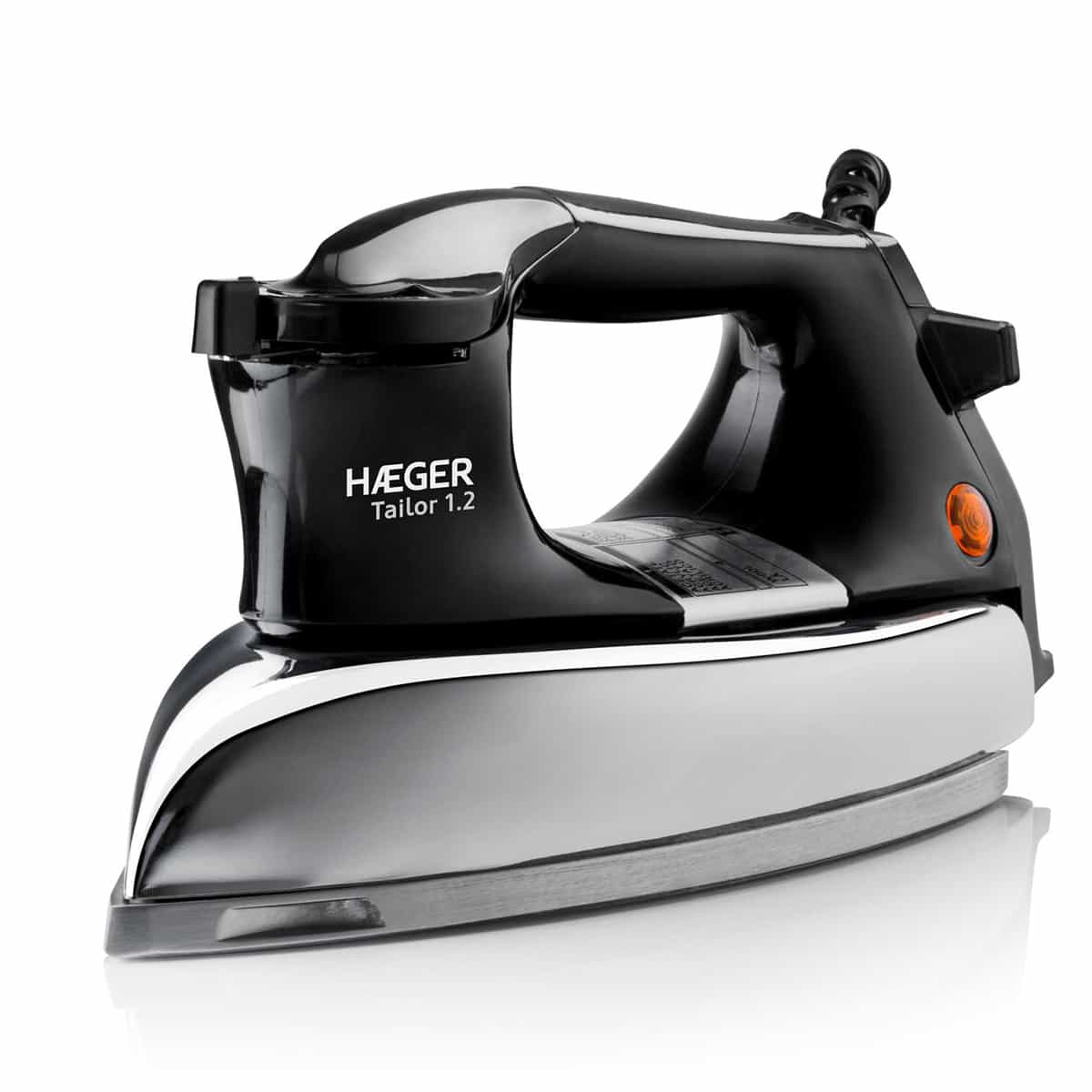 Fier de calcat de tip uscat Haeger, DI-120.001B, 1200 W, Negru