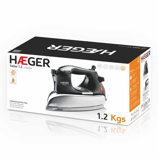 Fier de calcat de tip uscat Haeger, DI-120.001B, 1200 W, Negru