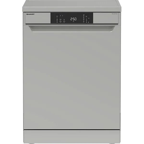 Masina de spalat vase SHARP QW-NA1CF47ES-EU, 13 seturi, 4 programe, Clasa E, Argintiu