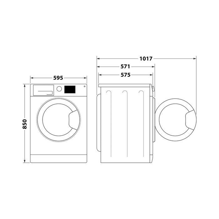 Masina de spalat rufe Whirlpool FreshCare+ FFB 7259 BV EE, 7 kg, 1200 rpm, Clasa B, Steam Refresh, Tehnologia al-6lea Simt, Motor Inverter, Alb/Negru