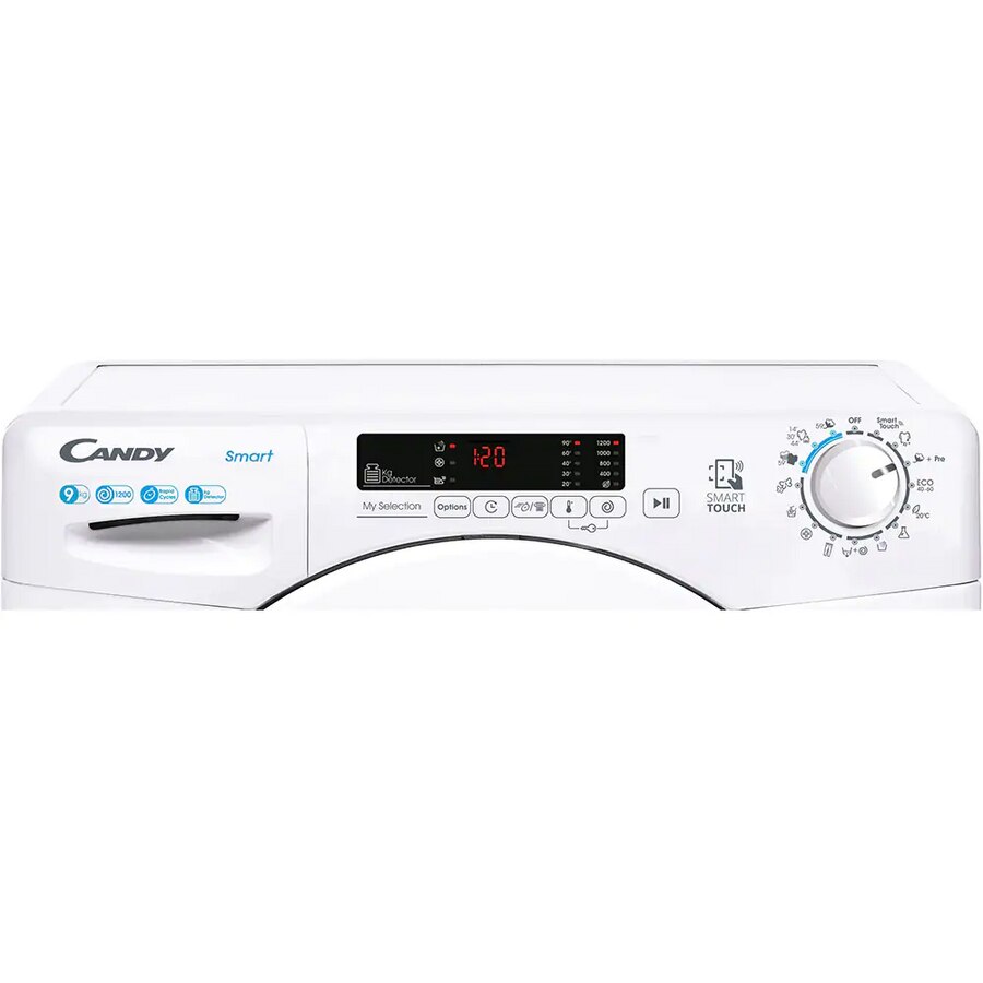 Masina spalat Candy CS1292DW4-S, incarcare frontala, 9 kg, 1200 rpm, Clasa B, Smart Pro, Alb