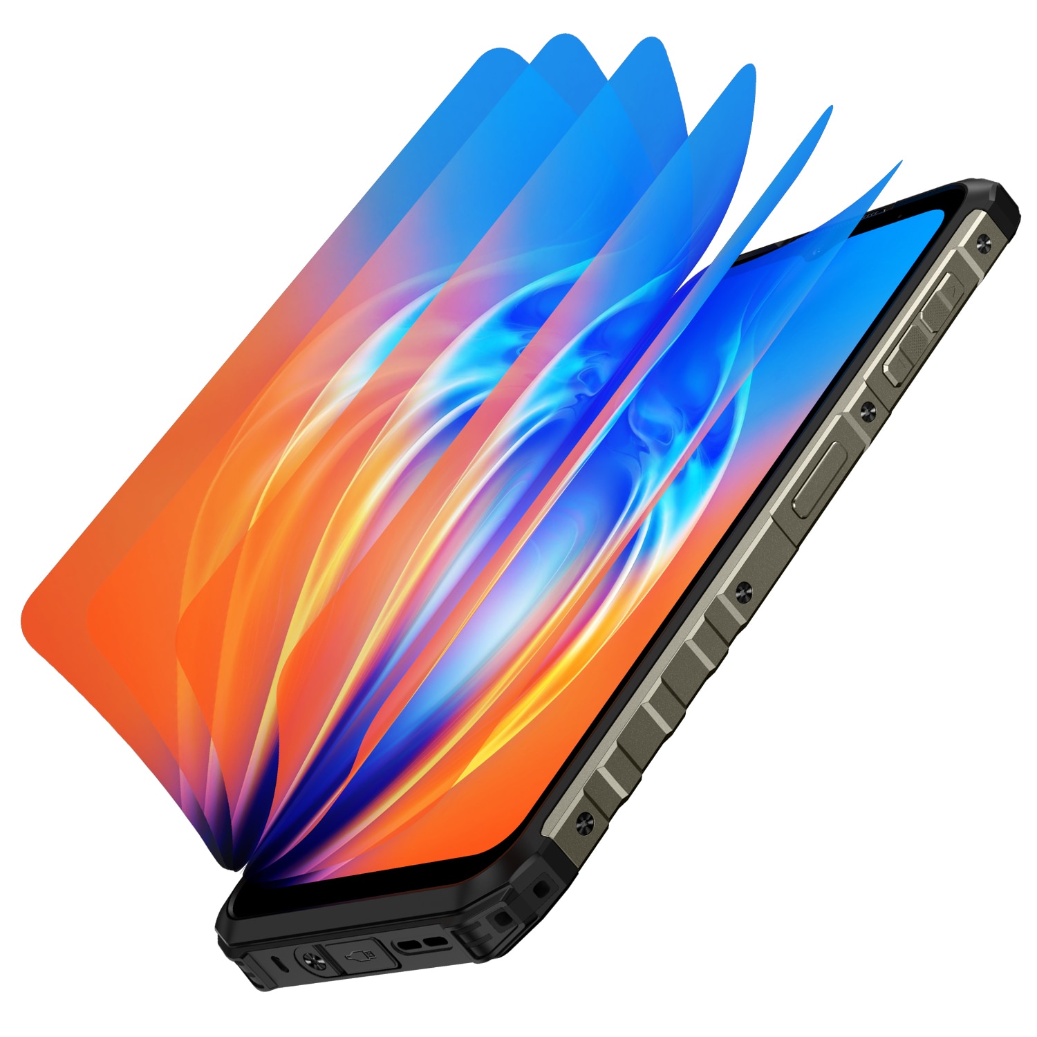 Telefon mobil Ulefone Armor 22 Verde, 4G, IPS 6.58" 120Hz, 64MP, Night Vision, 16GB RAM (8GB + 8GB extensibili), 128GB ROM, Helio G96, NFC, Dual SIM