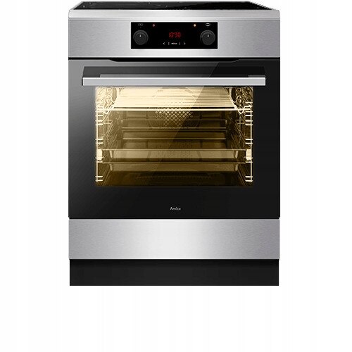 Aragaz, Amica, 4 zone gatit, inox, 60x60x85cm