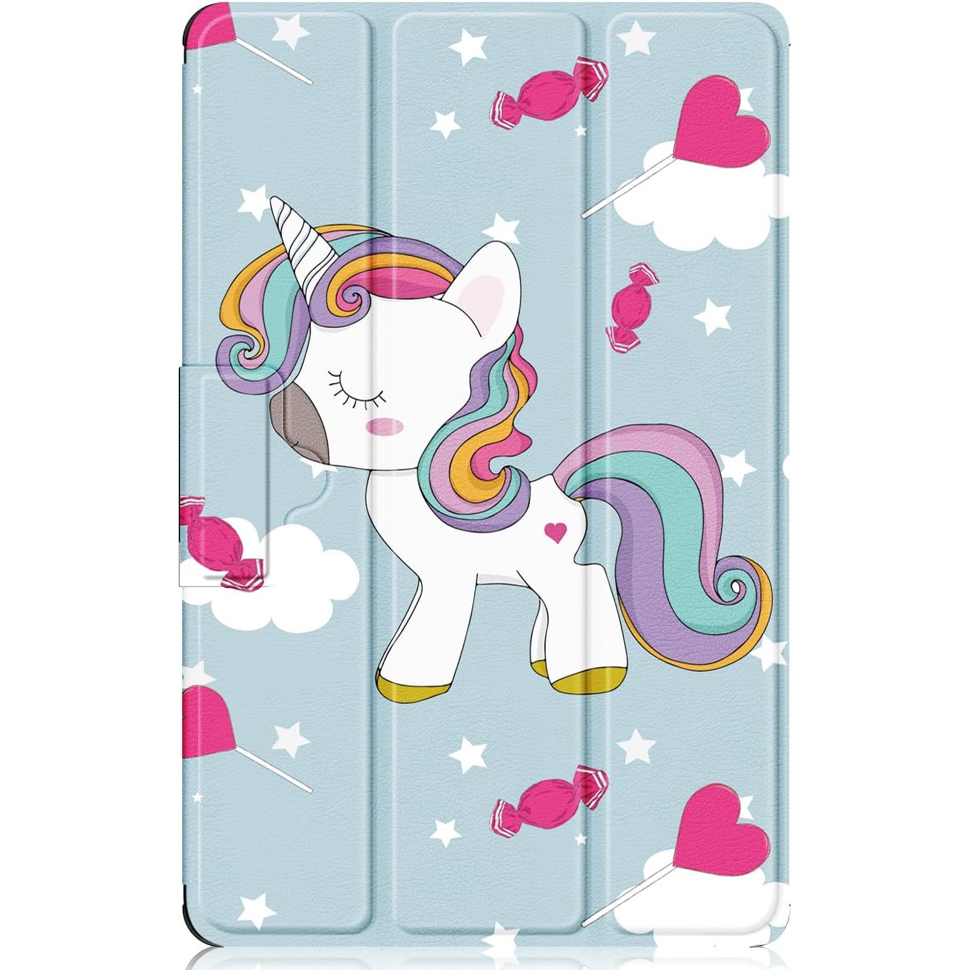 Husa Slim Sigloo, Smart Cover, Trifold, pentru tableta LENOVO Tab M10 3rd Gen(TB-328FU, TB-328XU ), 10.1 inch, model Unicorn