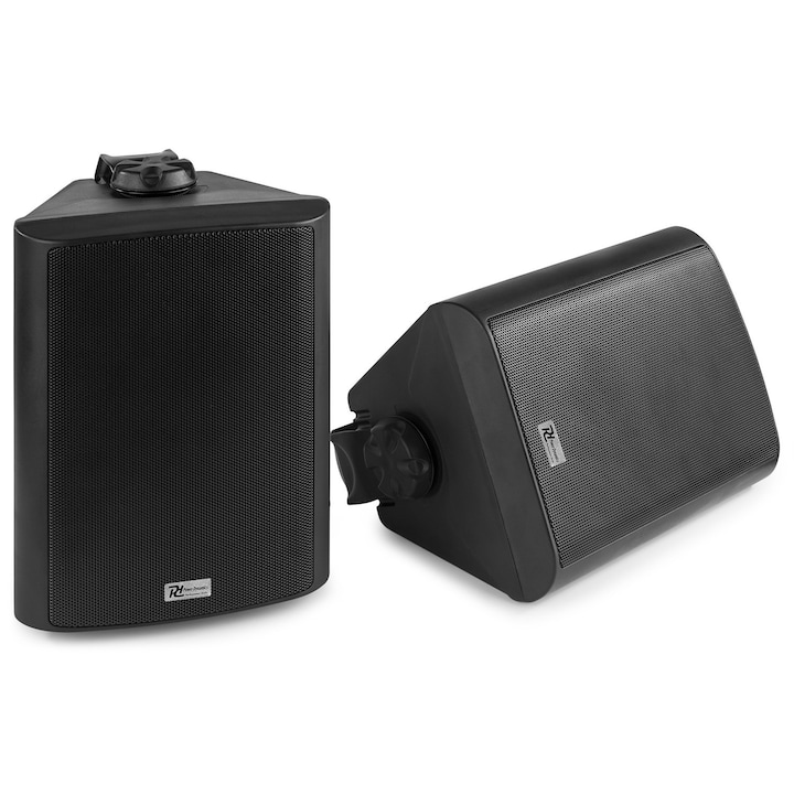 Set boxe active, interior/exterior, 2x 30W RMS, IPX5, Bluetooth, negru, Power Dynamics BGB50