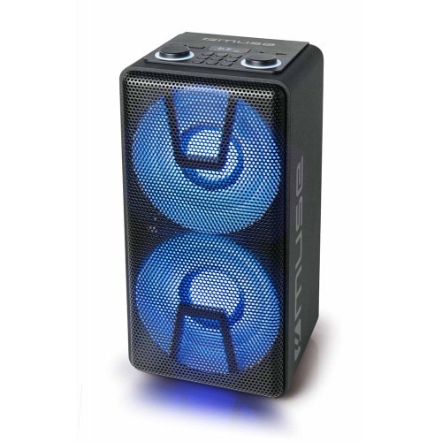 Boxa portabila Muse M-1802 DJ Party, 150W, Radio FM, neagra