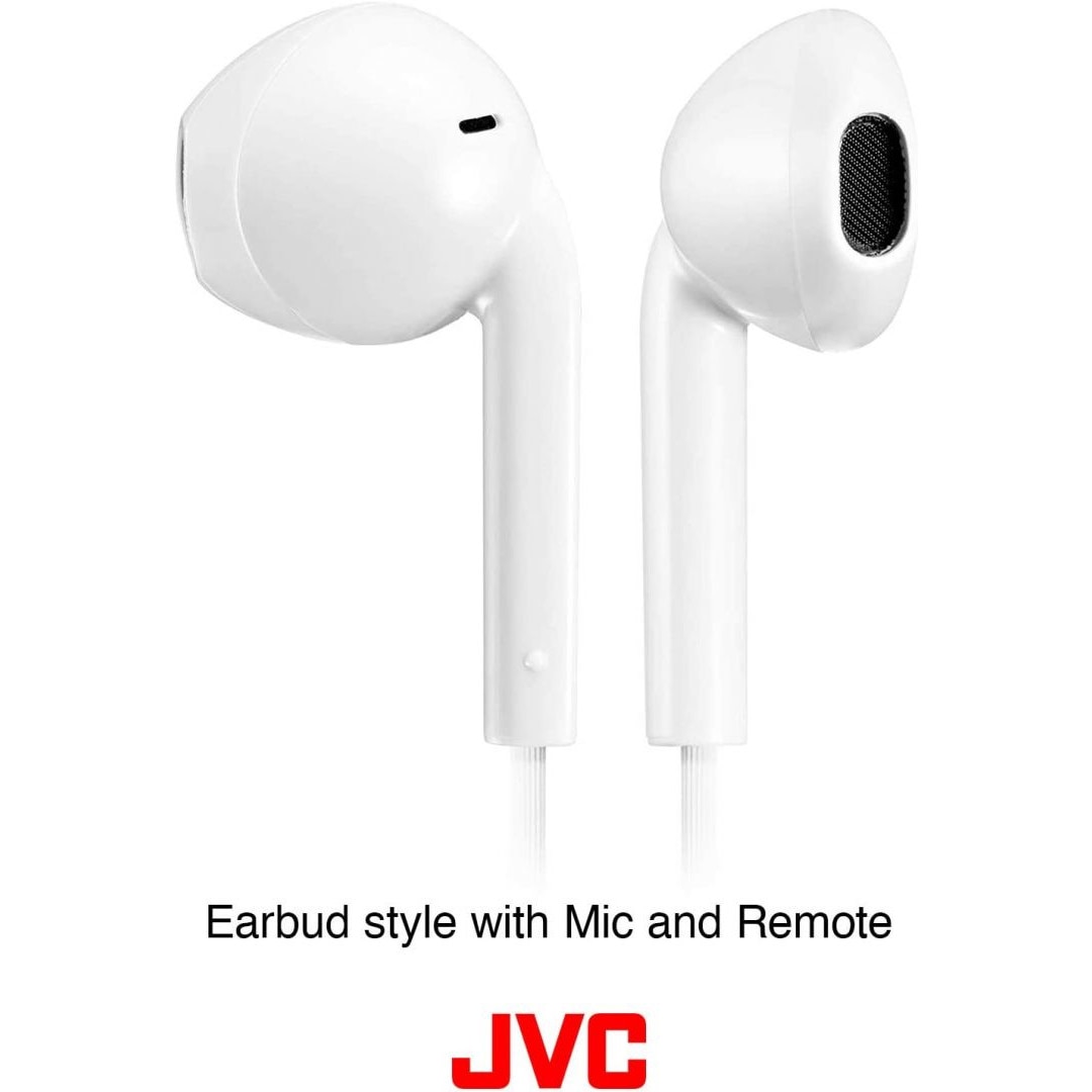 Casti JVC HA-F17M-W-U, Cu fir, In-Ear, Microfon, IPX2, alb