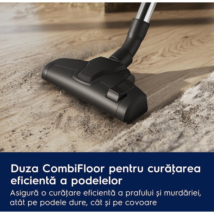 Aspirator fara sac Electrolux EL31C2OG 1000W, capacitate colectare 2 L, nivel de zgomot 78 dB, verde