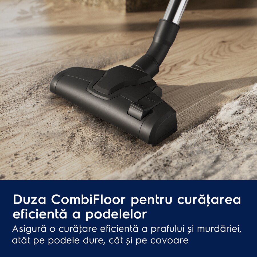 Aspirator fara sac Electrolux EL31C2OG 1000W, capacitate colectare 2 L, nivel de zgomot 78 dB, verde