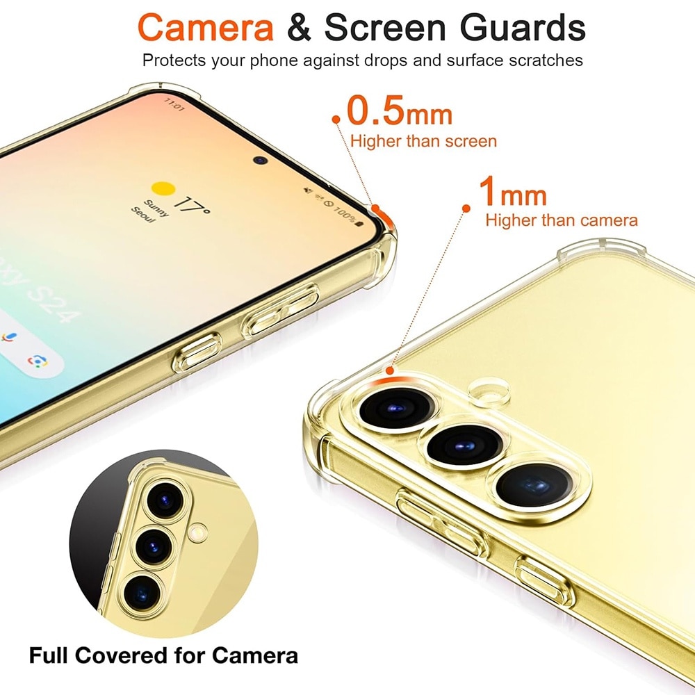 Husa de silicon pentru Samsung Galaxy S25 Plus, Slim Anti-Soc, TPU, Potrivire perfecta, Flexibil, Durabil, Colturi rezistente la impact, Transparenta completa