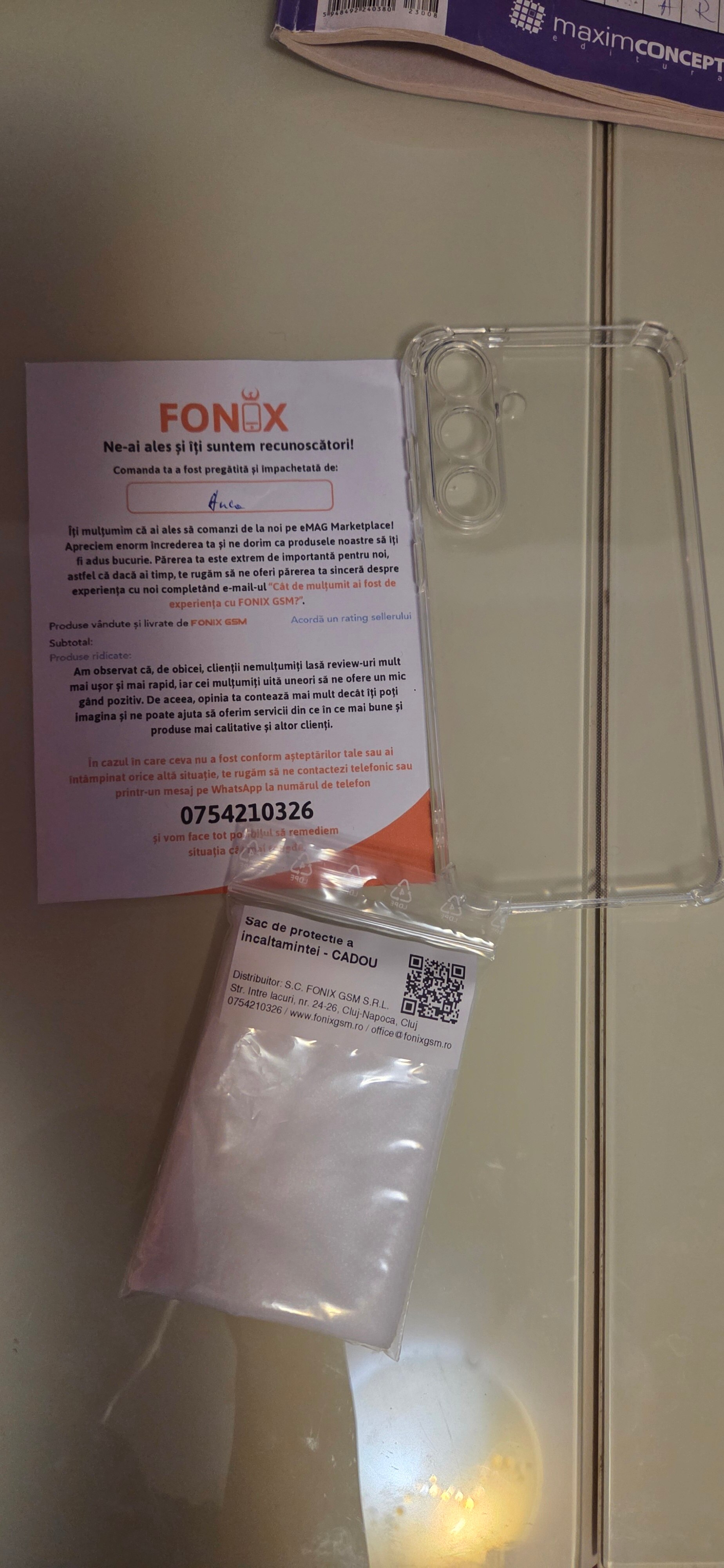 Husa de silicon pentru Samsung Galaxy S25 Plus, Slim Anti-Soc, TPU, Potrivire perfecta, Flexibil, Durabil, Colturi rezistente la impact, Transparenta completa