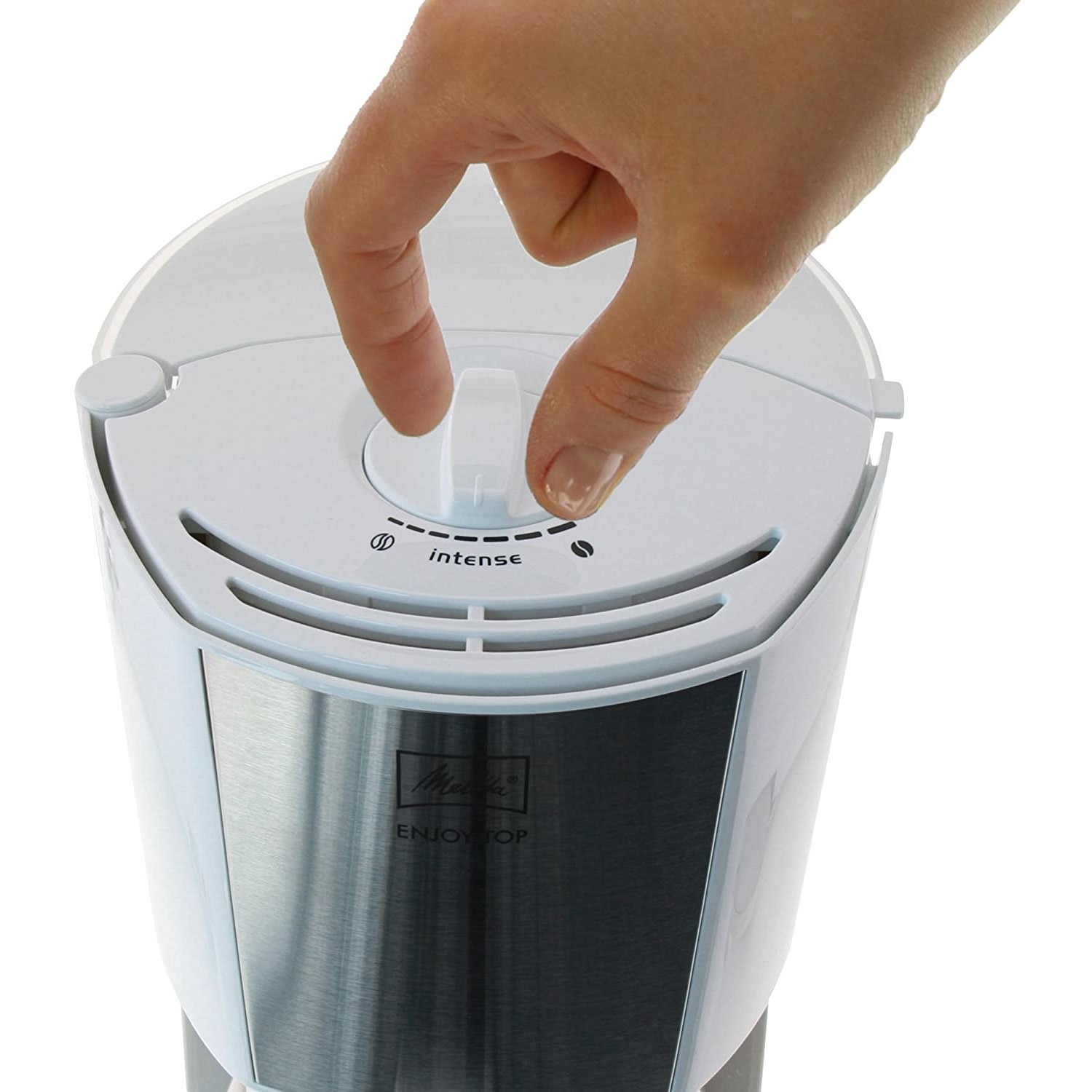 Cafetiera Melitta 1017-07, 1000 W, 1.25 l, Alb