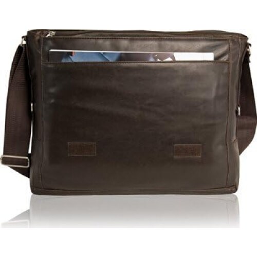 Geanta de umar Daniel Ray, Geanta laptop, notebook, geanta birou MILANO maro,15,4 inchi