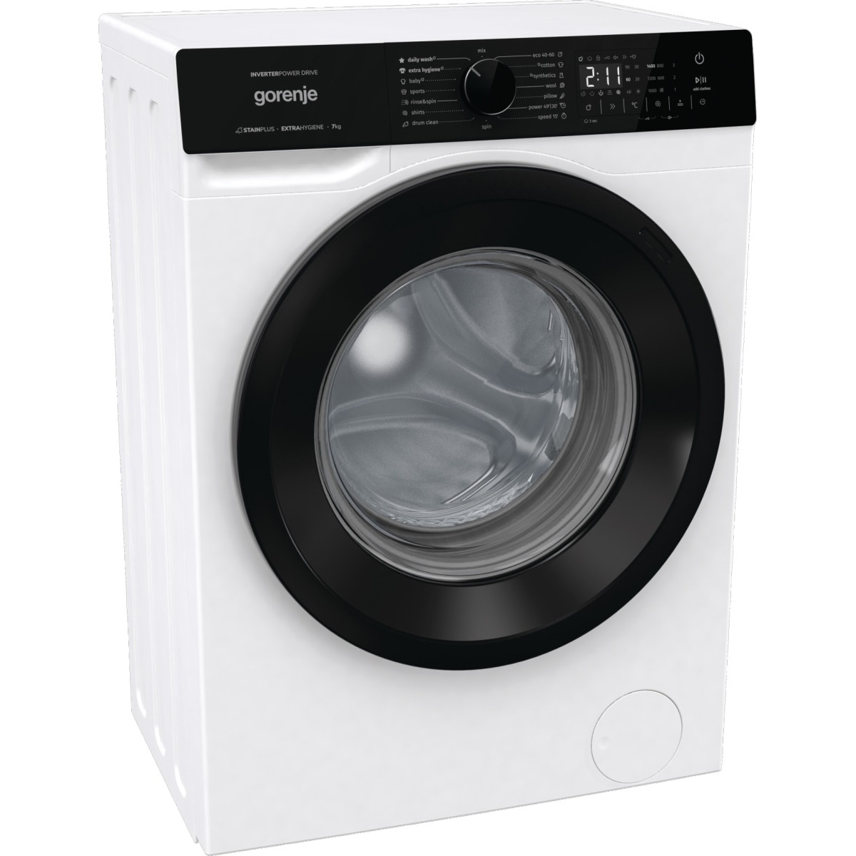 Gorenje WNHA74SASEU Masina de spalat cu incarcare frontala, 7 kg, 1400 rpm, PowerDrive, clasa energetica A, alb