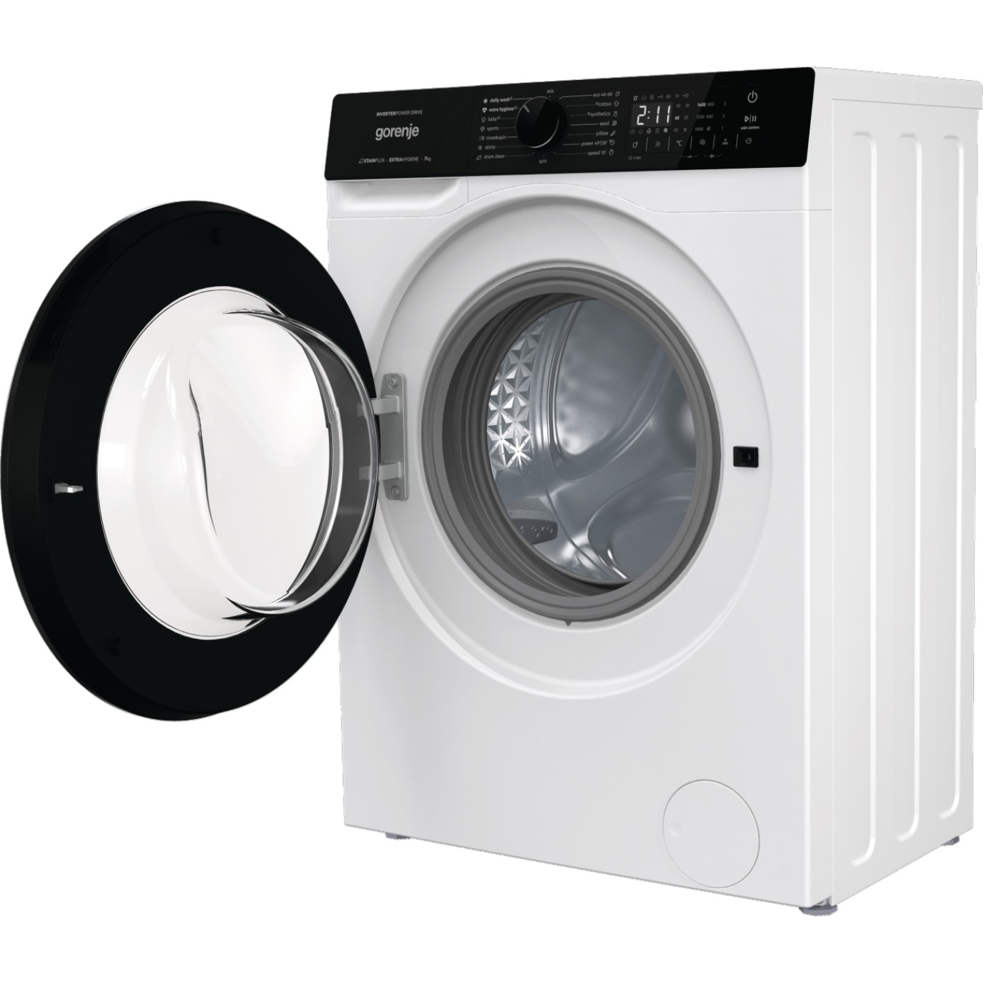 Gorenje WNHA74SASEU Masina de spalat cu incarcare frontala, 7 kg, 1400 rpm, PowerDrive, clasa energetica A, alb